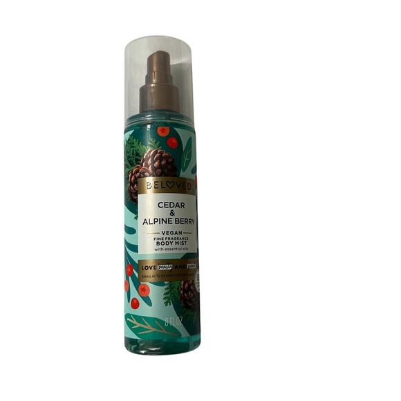 Beloved Cedar & Alpine Fragrance
Body Mist with Essential Oils & oz Vegan - Picture 1 of 2